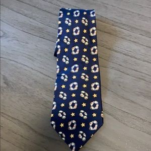 Nautical printed tie